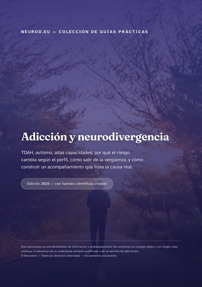 Portada de &laquo; Adicción y neurodivergencia: entender para poder actuar &raquo;