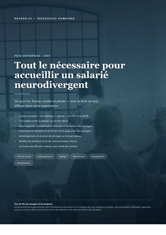 Couverture de « Pack entreprise : le guide RH et tous ses outils »