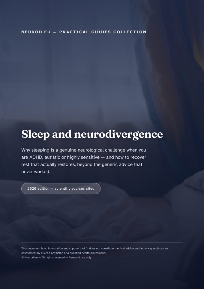 Cover of &laquo; Sleep and neurodivergence: understanding it, and getting real rest &raquo;